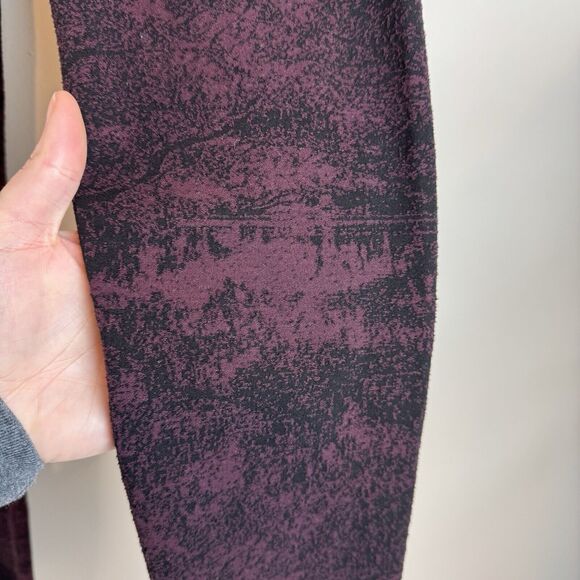Athleta Elation Glades 7/8 Tight Women's S Small Legging Maroon Black High Rise - Picture 9 of 9